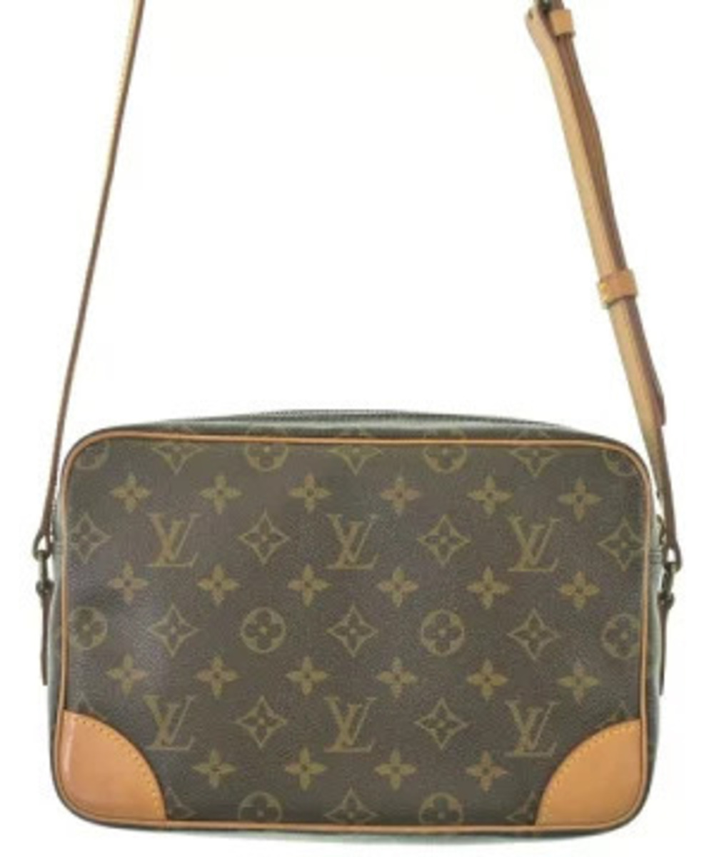 Louis Vuitton Brown Shoulder Beige Bag Cream over All Tan Cream